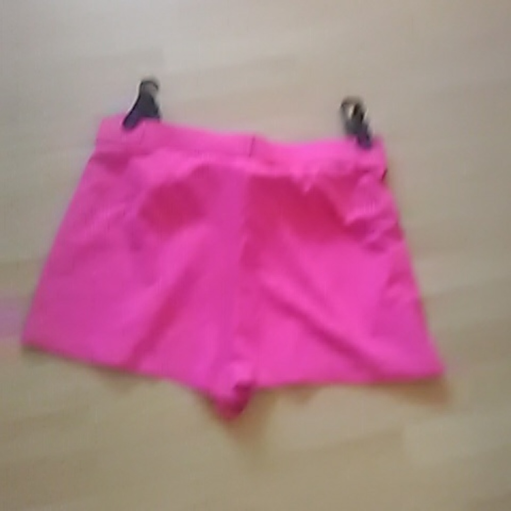💲1⃣▶Forever 21 Hot Pink Belted Shorts Skort As New - Picture 5 of 5